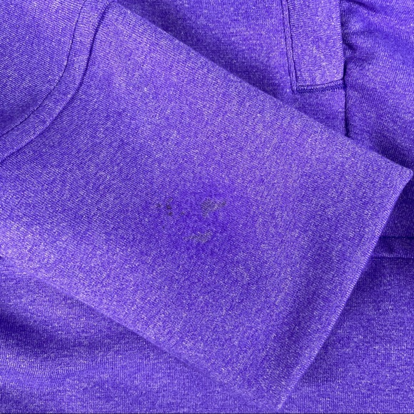 Athleta Rishi Jacket Yoga Hoodie Size M Medium Purple 59006 Hoody Zip Front L/S - Picture 8 of 10